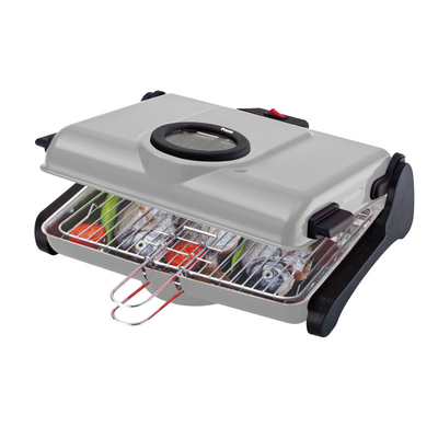 Product Ηλεκτρική Ψησταριά Primo AB661 1200W 2πλή σχάρα 34X25εκ. Silver base image