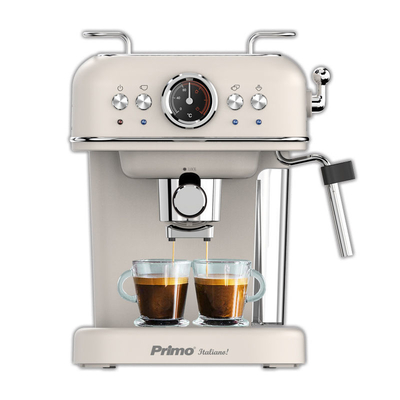 Product Μηχανή Espresso Primo PREM-40445 Eco 20Bar 3σε1 Ιβουάρ-Chrome base image