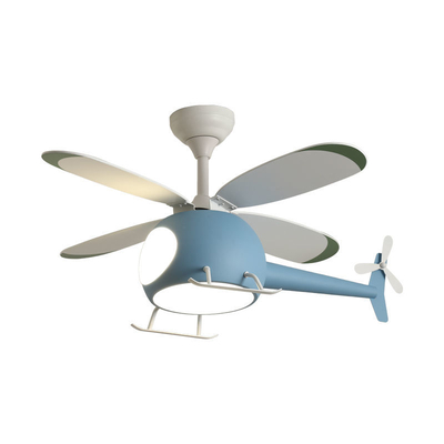 Product Ανεμιστήρας Οροφής Primo Helicopter PRCF-80678 Kids Series Με Τηλεχειριστήριο LED Μπλέ base image