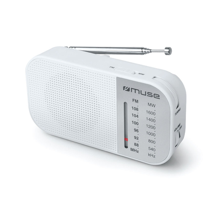 Product Ραδιόφωνο Muse M-025RW Μπαταρίας Λευκό Αναλογικό base image