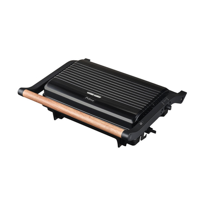 Product Τοστιέρα Primo Panini PRPT-40492 Αντικολλητικές πλάκες 1000W Wooden-Μαύρη base image