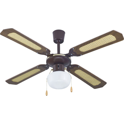 Product Ανεμιστήρας Οροφής Primo PRCF-80276 42'' 105εκ. 1Φως 4 Φτερά Καφέ base image