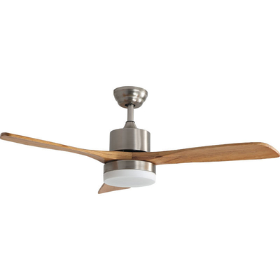 Product Ανεμιστήρας Οροφής Primo PRCF-80442 52'' 130εκ. Με Τηλεχειριστήριο LED 3Φτερά Καφέ-Inox base image