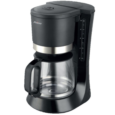 Product Καφετιέρα Φίλτρου Primo PRCM-40213 Eco 1.2L 10φλ Μαύρη-Inox base image