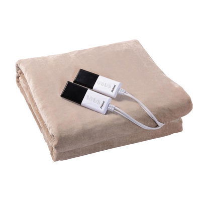 Product Ηλεκτρικό Επίστρωμα Primo PREB-81084 Διπλό 160x140cm Flannel Fleece Μπέζ base image