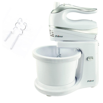 Product Μίξερ Primo PRMB-40248 Με περιστρεφόμενο κάδο 3L 500W Λευκό-Silver base image