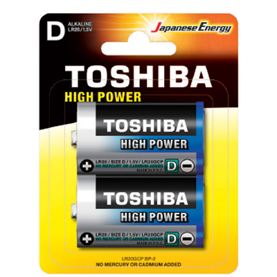 Product Μπαταρίες Αλκαλικές Toshiba D - LR20GCP BP-2 base image