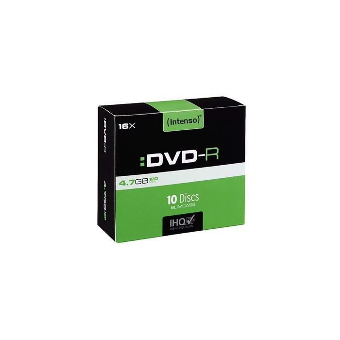 Dvd-R Intenso4,7Gb, 16X Speed Dvd Slim Case 10