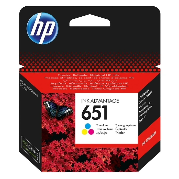 HEWLETT PACKARD Μελάνι Inkjet No 651 Tri colour