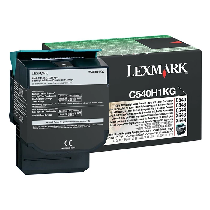 Toner Lexmark C54x/X543 HC BLK TNR (2,5k) (C540H1K)