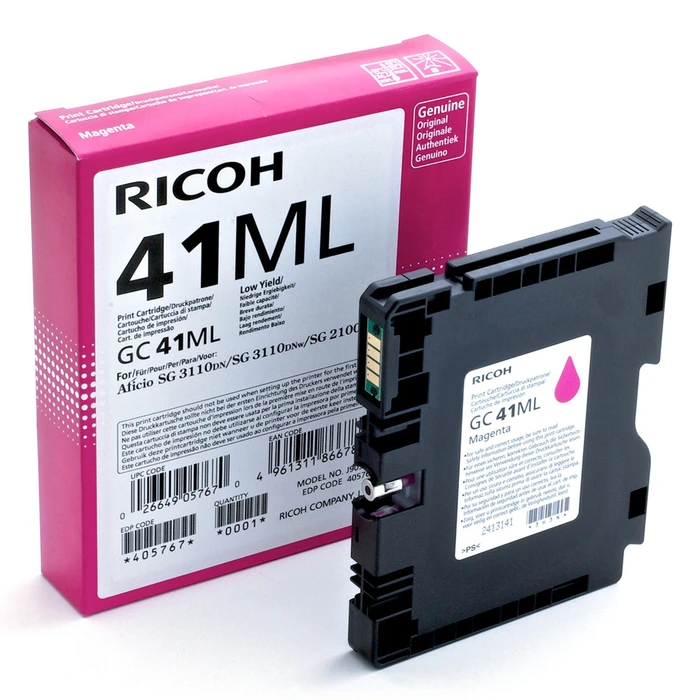 Μελάνι Ricoh GC 41ML GEL MAGENTA 600p (GC-41ML)