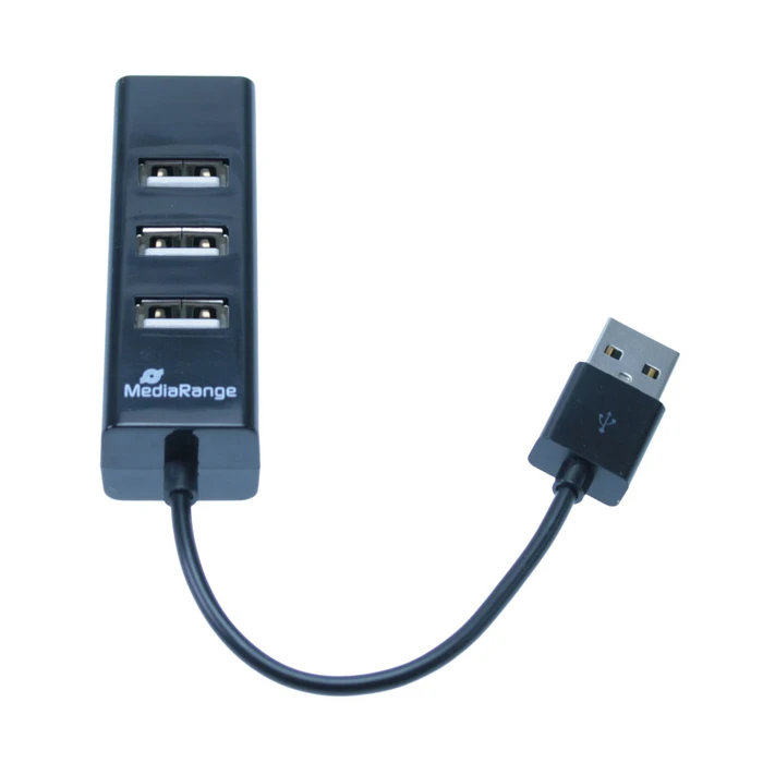 Usb Hub MediaRange 4-Port Usb 2.0 (Black) (MRCS502)