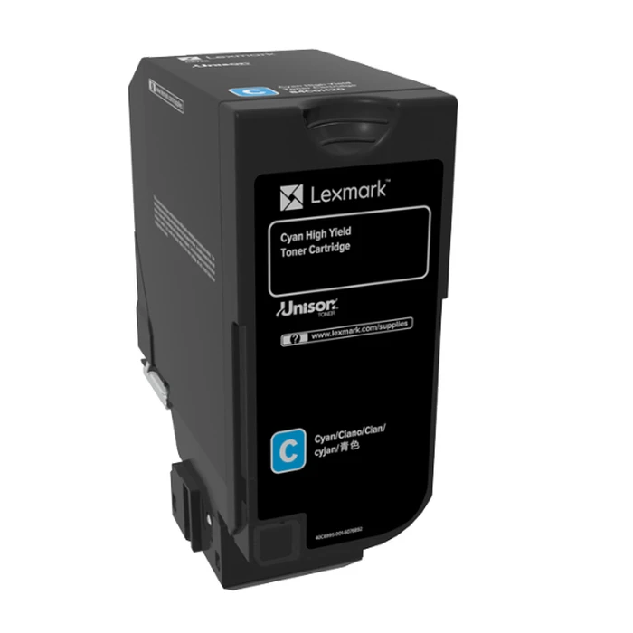 Toner Lexmark CX725 CYAN RET. P. CRTR HC (84C2HC0)