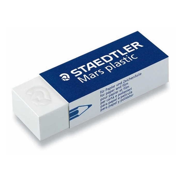 Γόμα Staedtler Mars Plastic Λευκή (52650)