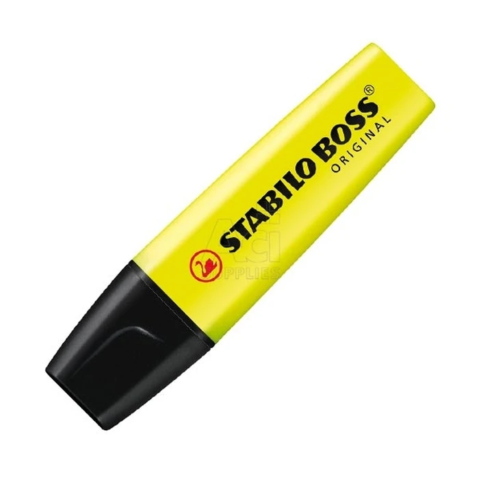 Μαρκαδόρος Υπογράμμισης Stabilo BOSS 70/24 2 - 5 mm (Κίτρινο) (70/24)