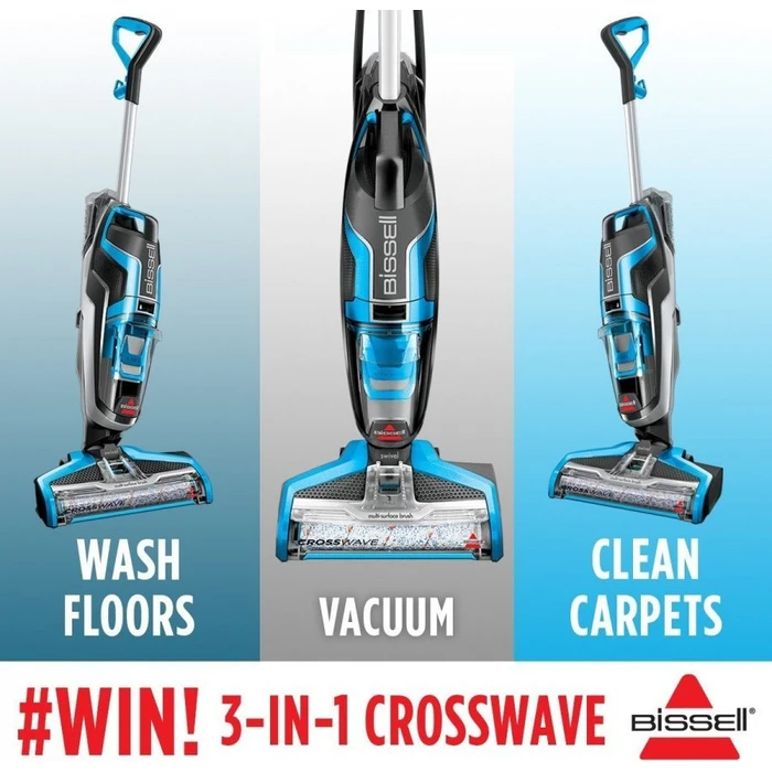 Bissell Ηλεκτρική Σκούπα Cross Wave 3in1 Red 22034