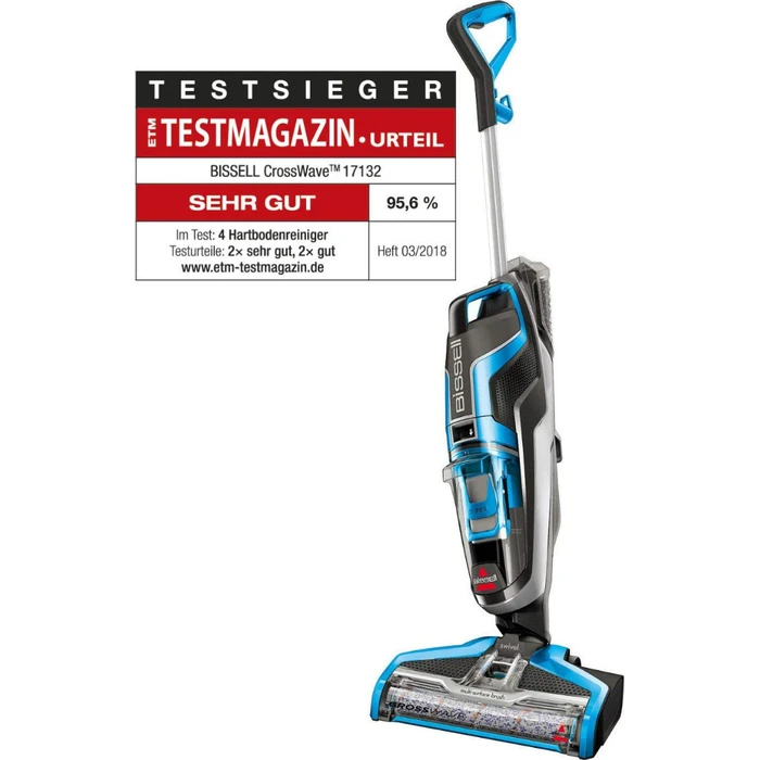 Bissell Ηλεκτρική Σκούπα Cross Wave 3in1 Red 22034