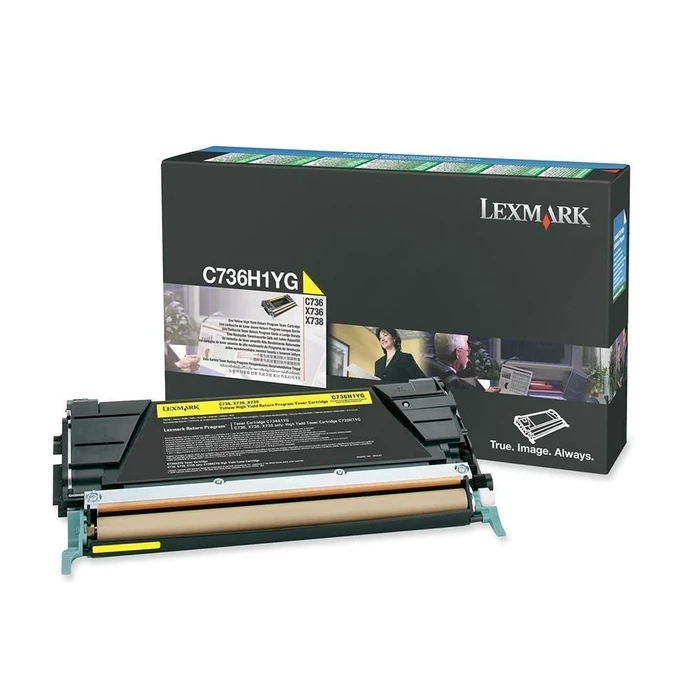 Toner Lexmark C73x/X73x YELLOW (10k) (C736H1Y)