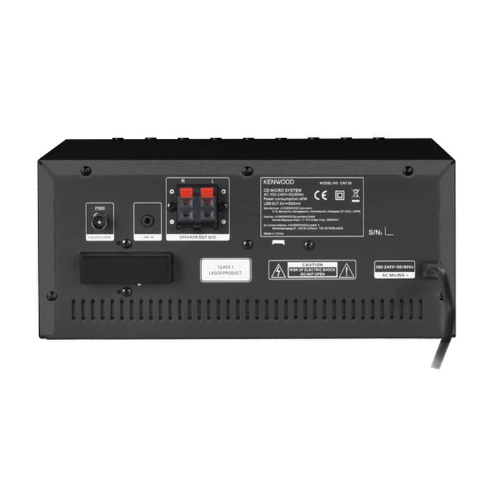 KENWOOD M-9000S-B Hi‑Fi Σύστημα 2.0 100W RMS Μαύρο
