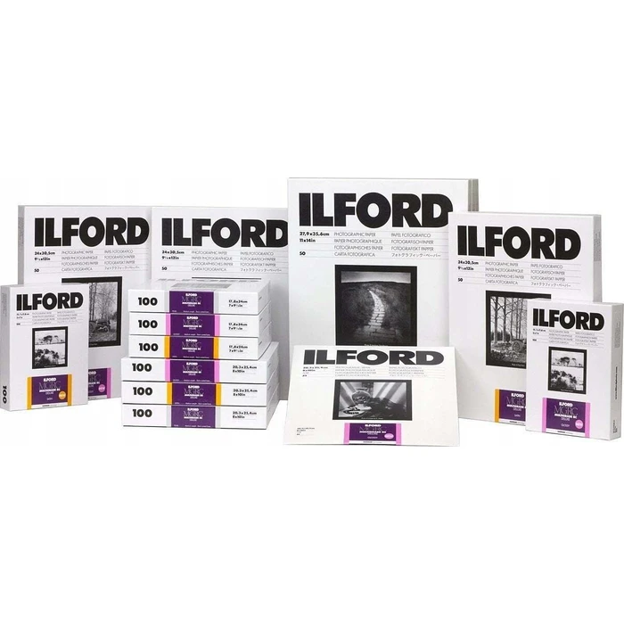 Ilford MG RC DL 25 φύλλα 18x24 cm - Φωτογραφικό Χαρτί Ασπρόμαυρου (Σκοτεινός Θάλαμος)