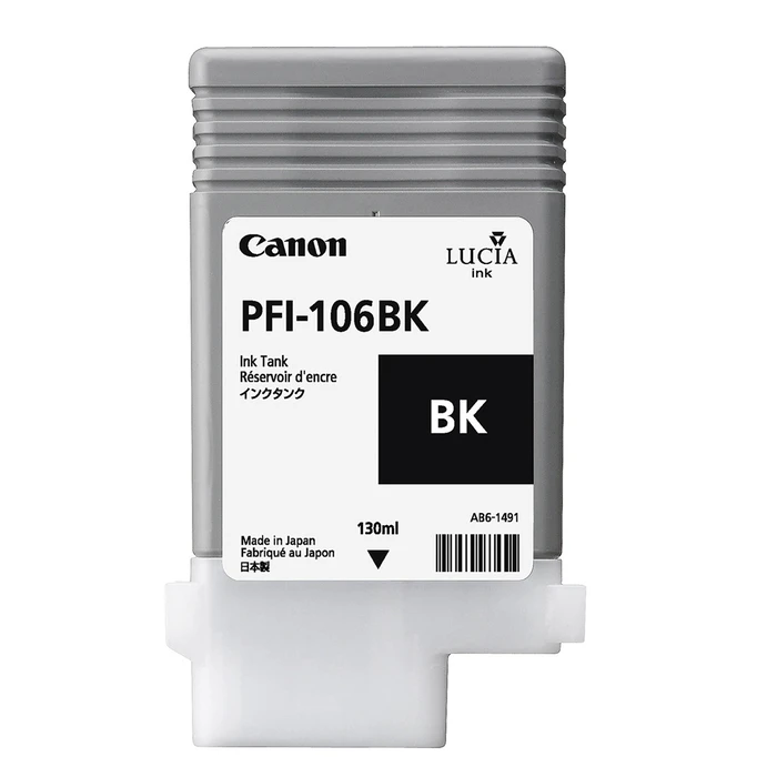 Μελάνι Canon Inkjet PFI-106BK Black (6621B001)