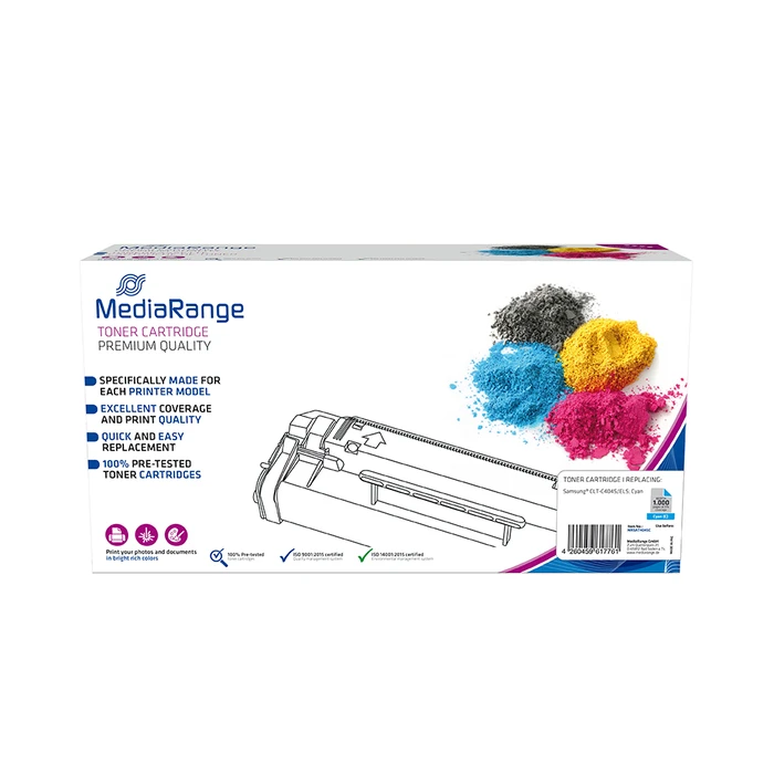 Toner Συμβατό MediaRange για Εκτυπωτές Samsung (Cyan) (CLT-C404S)