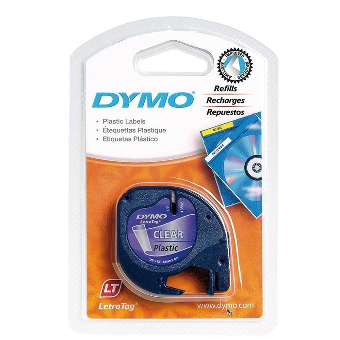 Πλαστική Ταινία Ετικετογράφου Dymo 12267 12mm x 4m (Διάφανη) (S0721530)