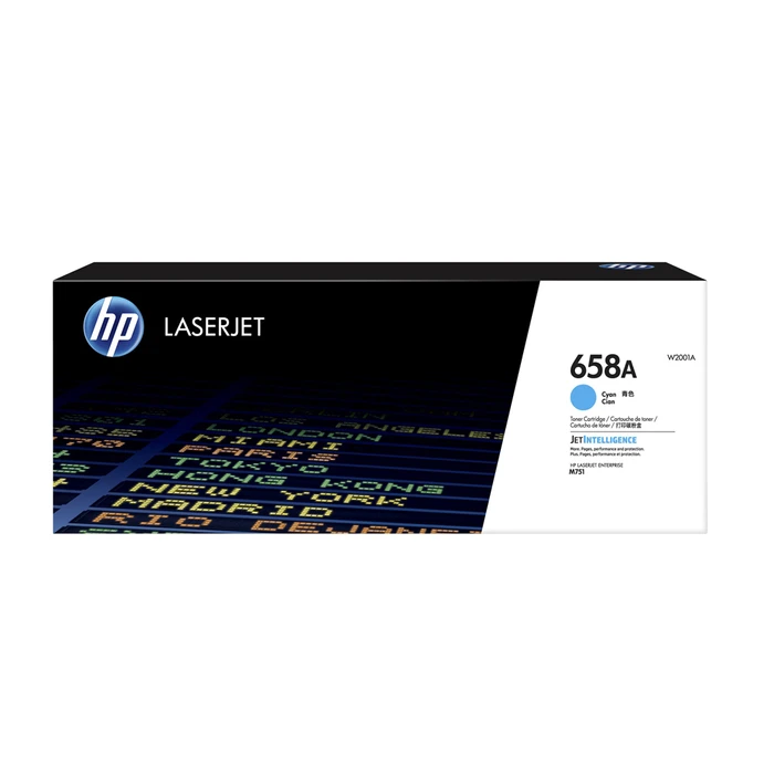 Toner HP 658A Cyan LaserJet Cartridge (6k) (W2001A)