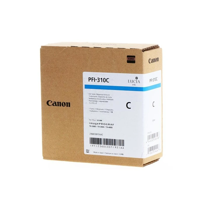 Μελάνι Canon Pigment Inkjet PFI-310 Cyan (2360C001)