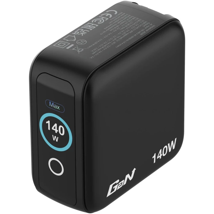 Verbatim Mini GaN Φορτιστής 4 Θύρες 140W με Οθόνη (EU/UK/US)