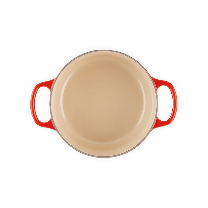 Le Creuset Signature Στρογγυλός Roaster 30 cm Cherry (Κόκκινο Κεράσι)