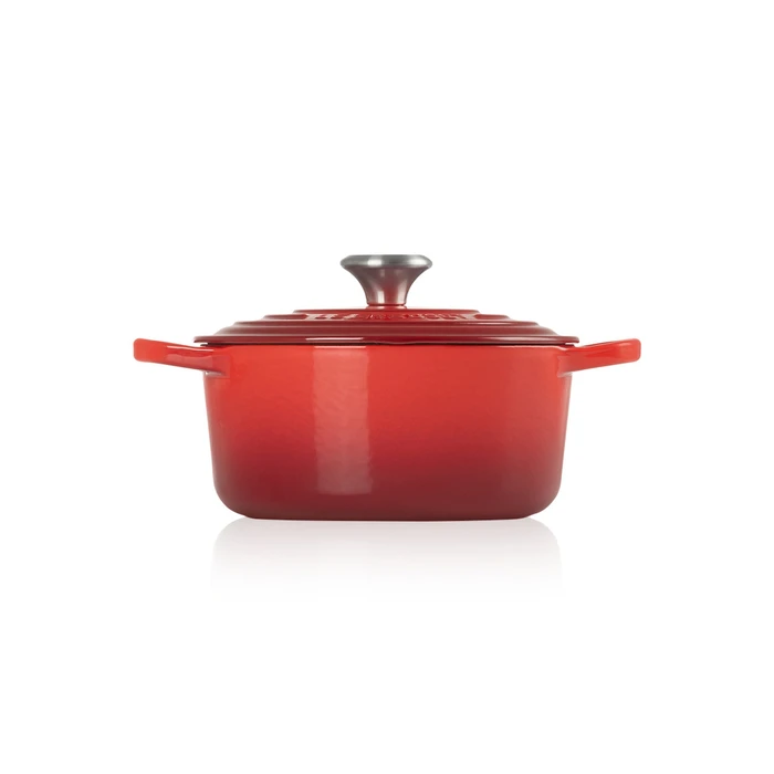 Le Creuset Signature Στρογγυλός Roaster 30 cm Cherry (Κόκκινο Κεράσι)