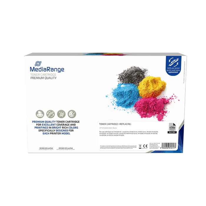 Toner Συμβατό MediaRange για Εκτυπωτές HP (Black) (CF226X/26X)
