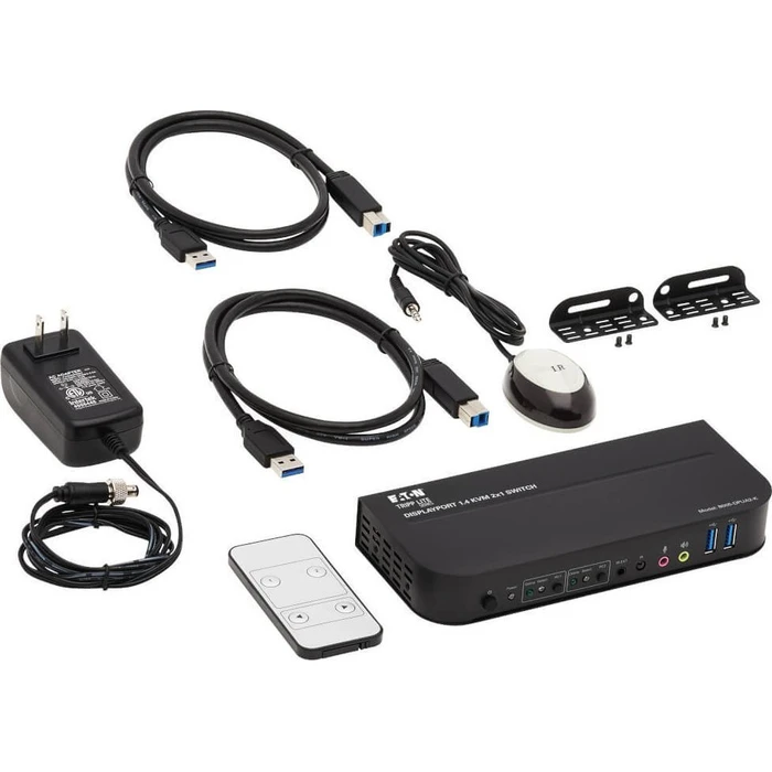 Eaton Διακόπτης KVM 2-Θυρών DisplayPort/USB - 4K 60Hz, HDR, HDCP