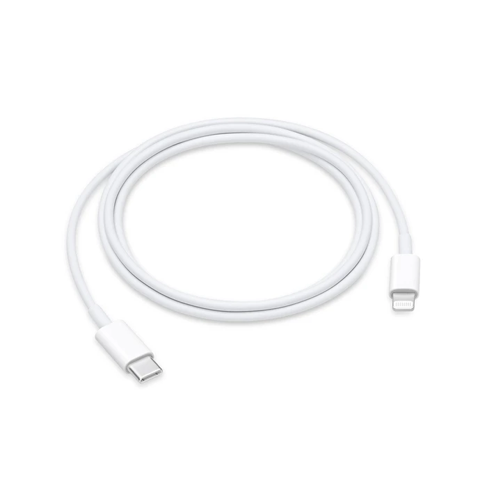 Καλώδιο USB Apple Charge USB-C male - Lightning Λευκό 1m (MX0K2ZM/A)