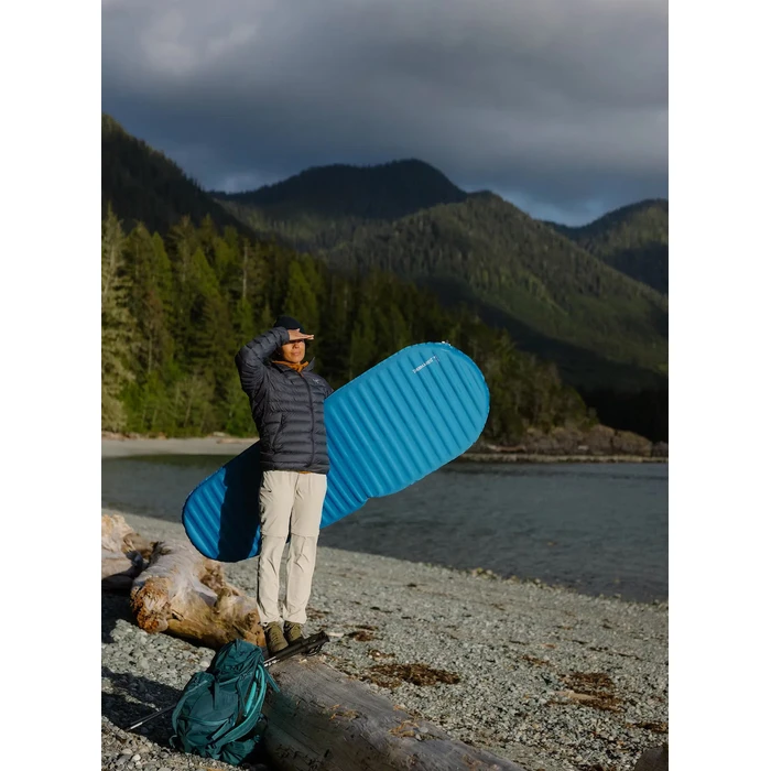 Thermarest Αυτοφούσκωτο Μονό Υπόστρωμα Camping Μπλε