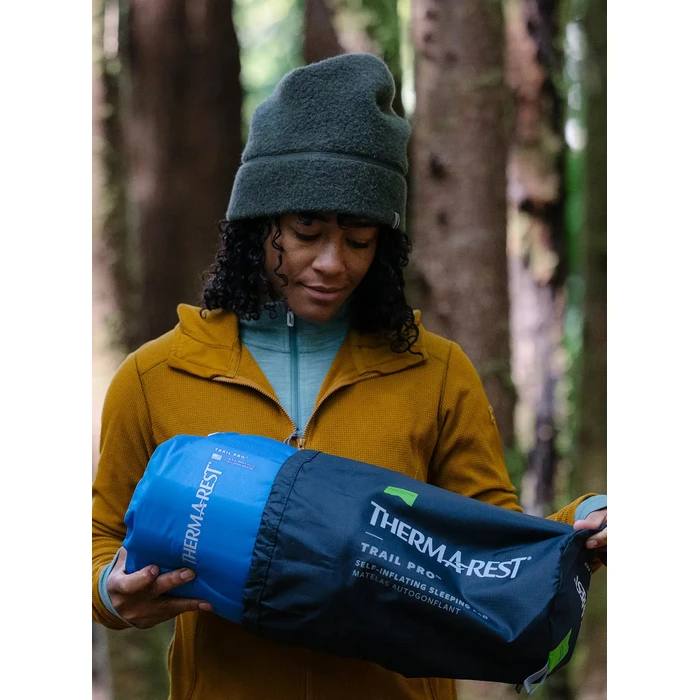 Thermarest Αυτοφούσκωτο Μονό Υπόστρωμα Camping Μπλε