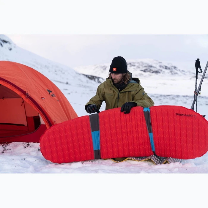 Thermarest Αυτοφούσκωτο Μονό Υπόστρωμα Camping 196x64cm Πάχους 5cm Κόκκινο