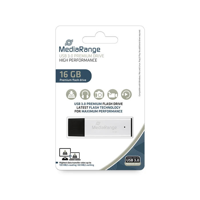 USB Flash 16GB MediaRange 3.0 high performance (MR1899)