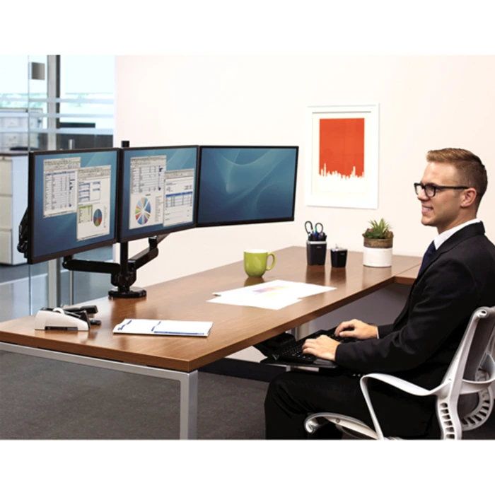 Βάση για Οθόνες Fellowes Platinum Series Triple Monitor Arm