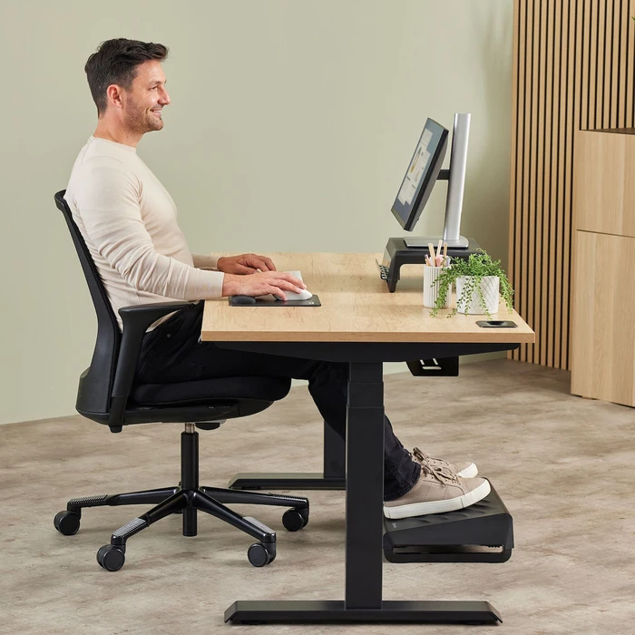 Fellowes Breyta mouse pad με υποστήριξη καρπού, μαύρο