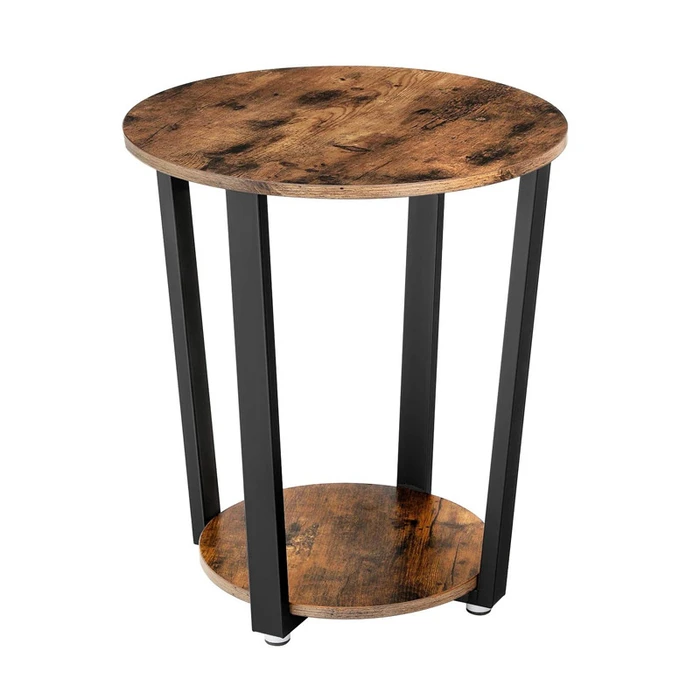 Vasagle Βοηθητικό Μεταλλικό Τραπεζάκι 50 x 50 x 57 cm (LET57X) (VASLET57X)