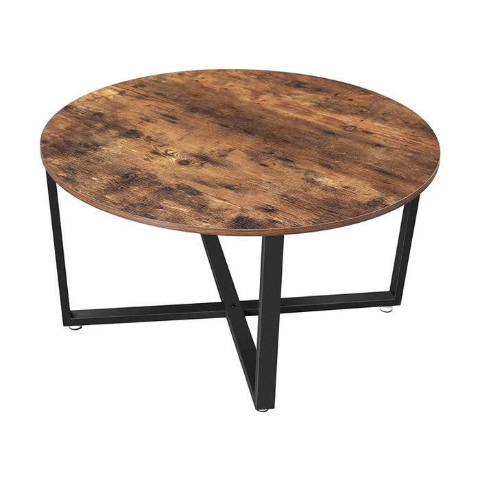 Living Room Table VASAGLE Metal Coffee Table 88 x 47 cm LCT88X