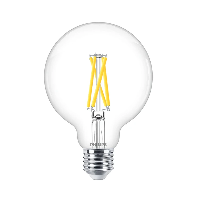 Λάμπα LED Philips E27 WarmGlow Filament Globe G95 5.9W (60W) (LPH02541)