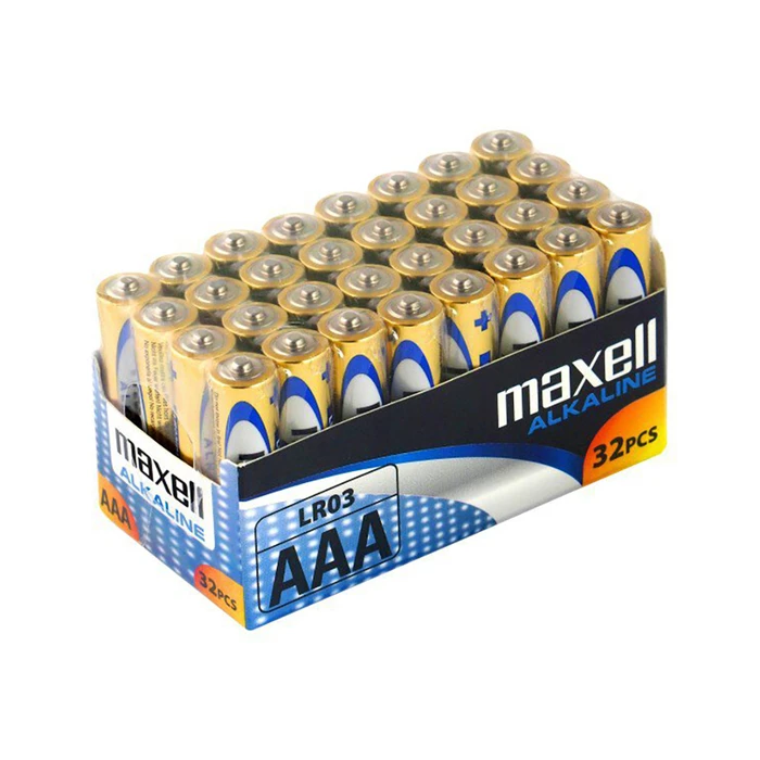 Αλκαλικές Μπαταρίες Maxell Alkaline LR03/AAA Alkaline Battery 32τμχ (M49025)