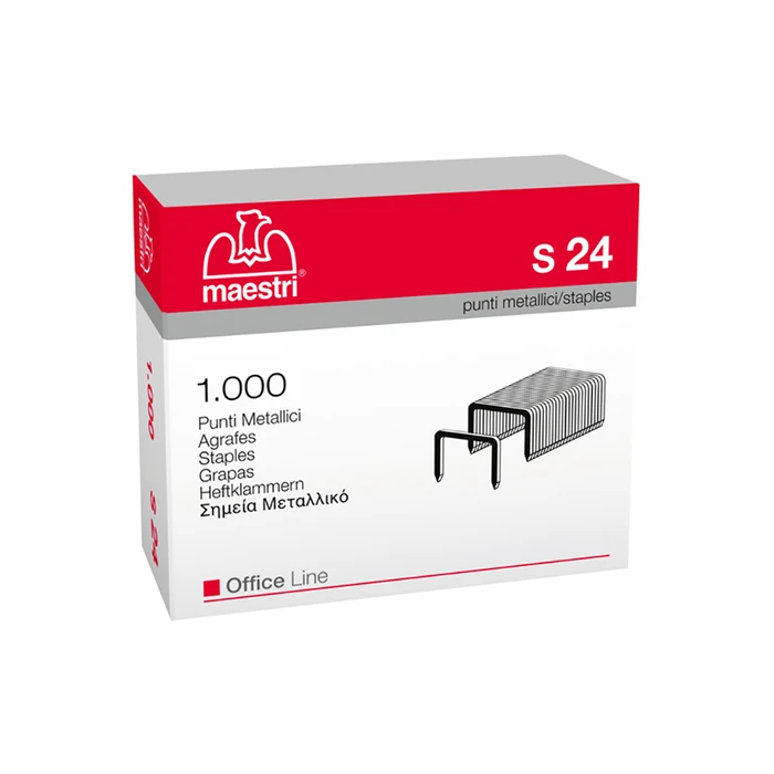 Συρραπτικά Σύρματα Roma Maestri Bαρέος Tύπου S-24 1000τμχ (1005420)