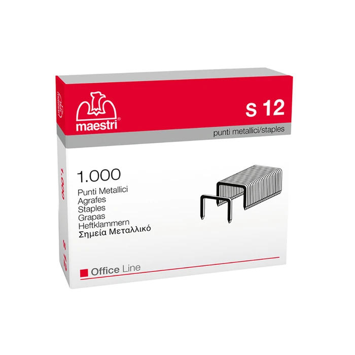 Συρραπτικά Σύρματα Roma Maestri Bαρέος Tύπου S-12 1000τμχ (1005416)