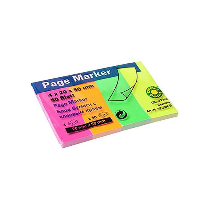 Σελιδοδείκτης Officepoint 20?50, 4?50φ., neon mix (MAG-5552004-52)