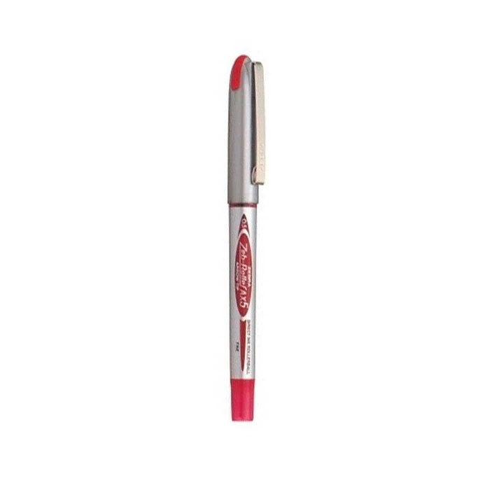 Στυλό Zebra AX5 Zebroller Silver RollerPen 0,5mm Red (ZB-15983Z)