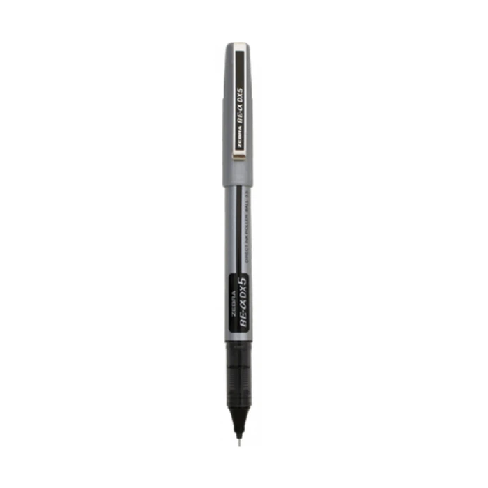 Στυλό Zebra DX5 Zebroller SILVER RollerPen 0,5mm Black (ZB-16071Z)